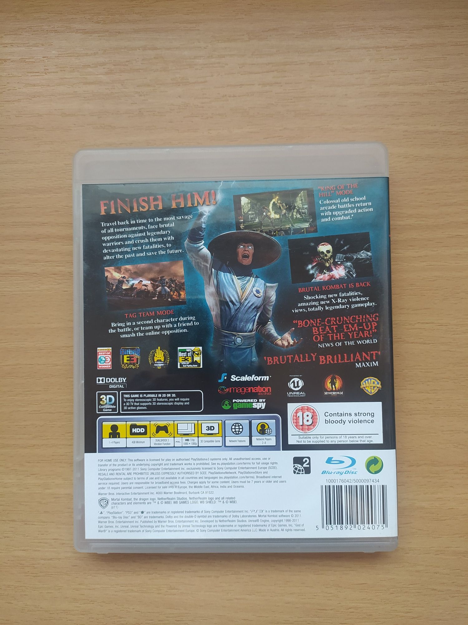 Mortal Kombat  PS3, stan bdb, możliwa wysyłka