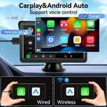 VENBES 7-Polegadas CarPlay Android Auto Universal Car Multimedia