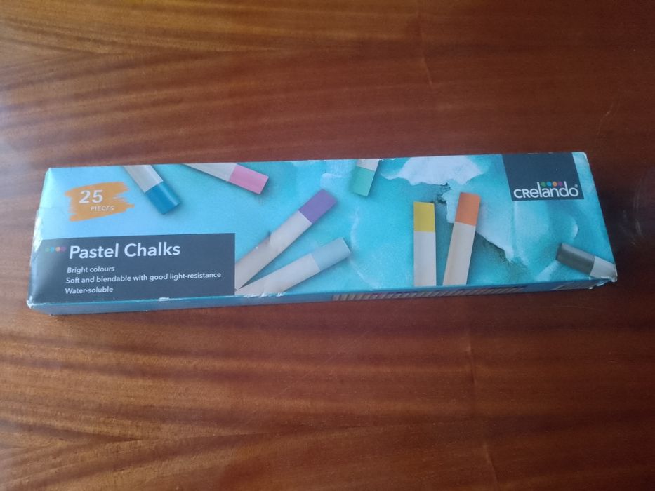 Kredki pastelowe 25 kolorów Crelando