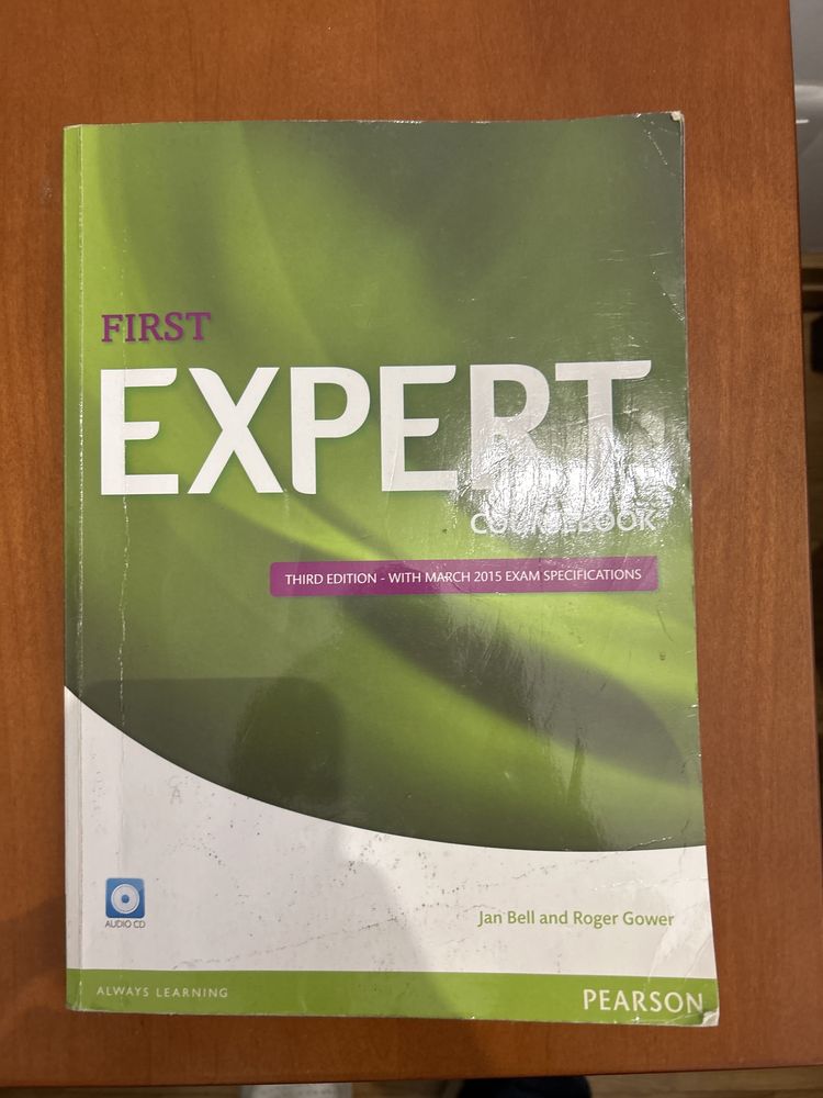 Livro “First Expert Coursebook” 3a edição