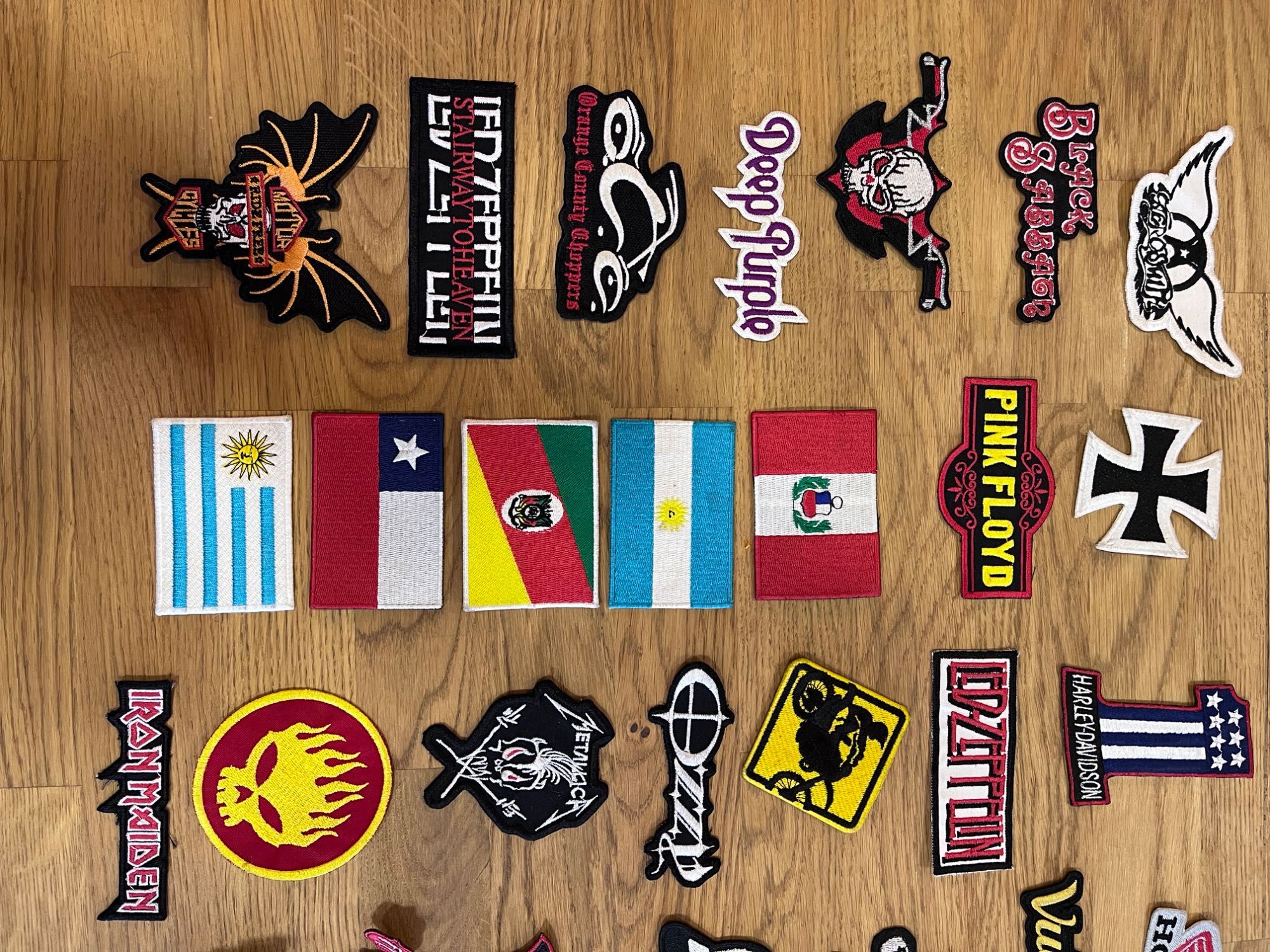 Patch de bandas e Bandeiras