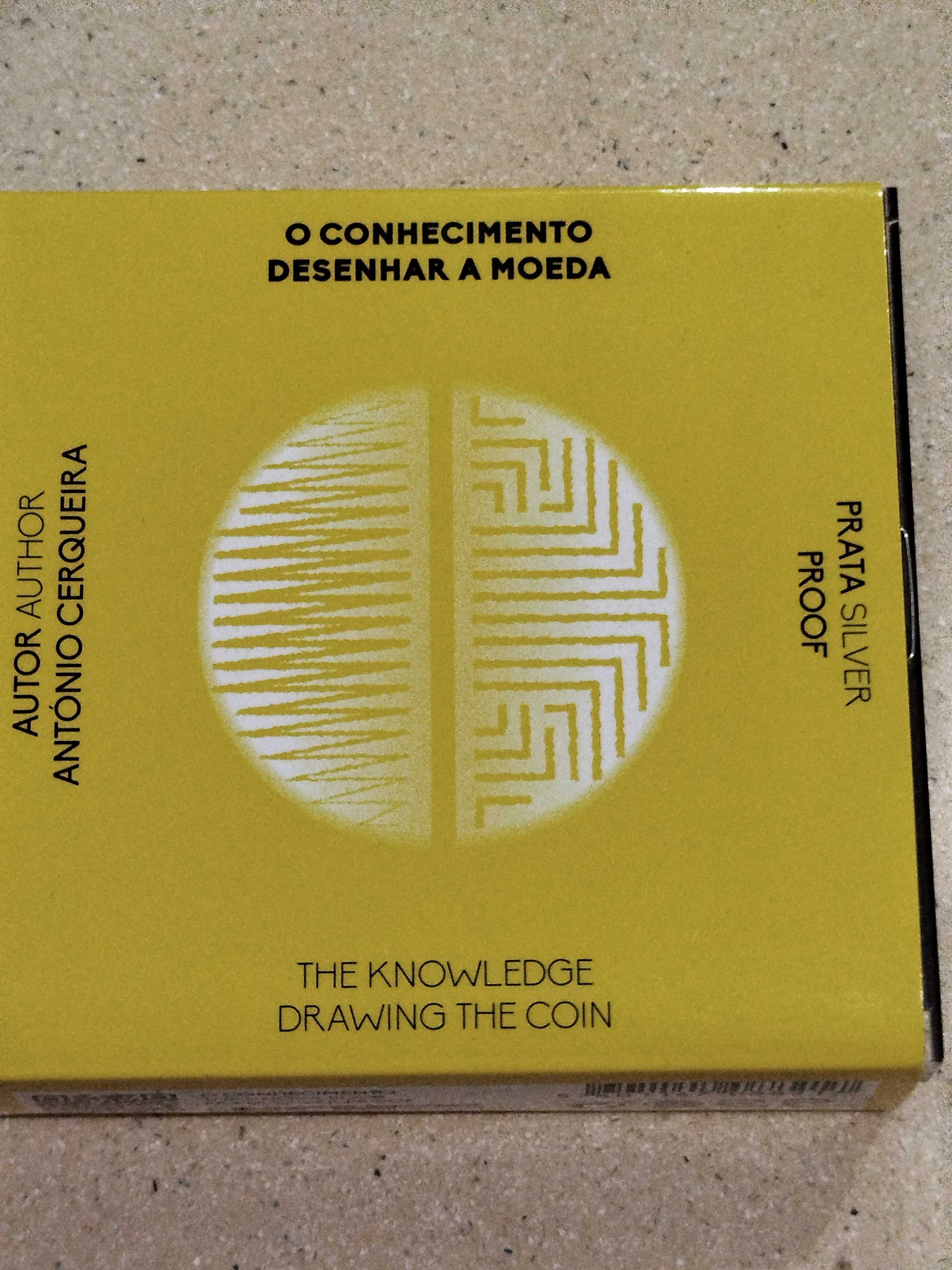 Moeda Comemorativa “O Conhecimento” – Prata Proof (Edição Limitada)