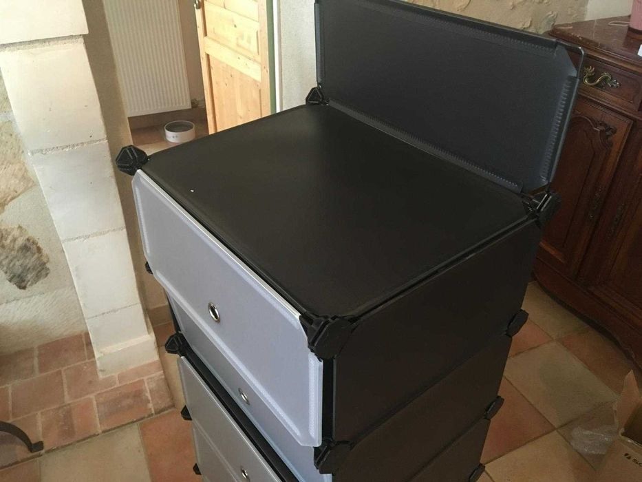 Pudełka organizery przechowywanie dom modułowe 10 sztuk