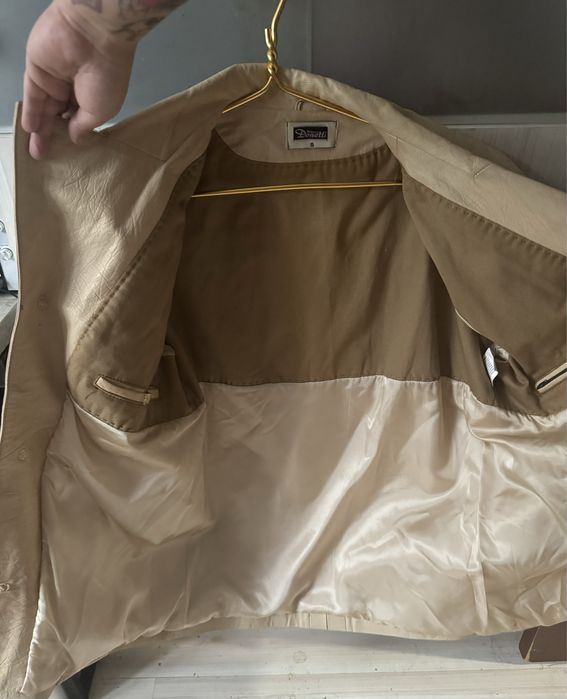 Продам пиджак кожаный