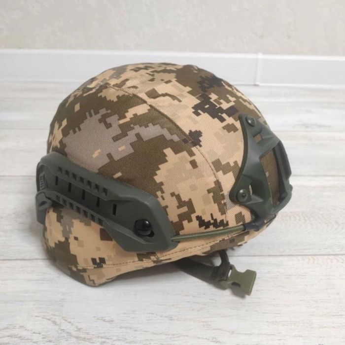 Кавер на каску MICH мультикам піксель ЗСУ чохол на шолом multicam