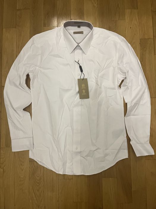 Nowa koszula biala elegancka Burberry 100% bawelka