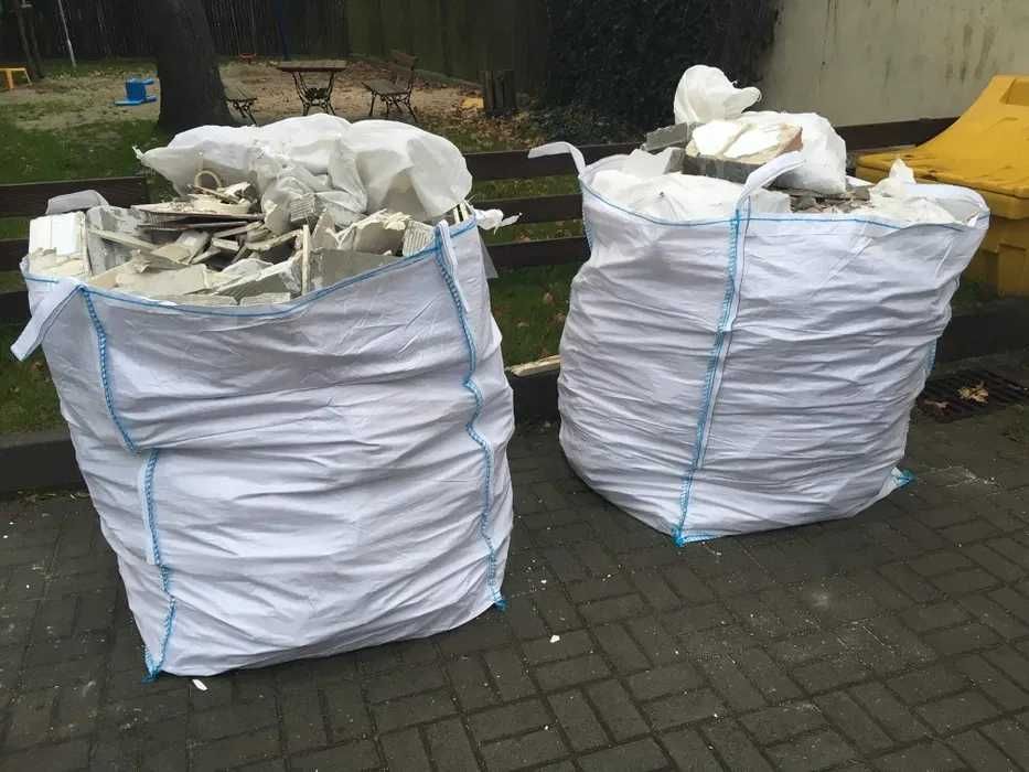 !!Najtańszy  Wywóz odpadów budowlanych"  BIG-BAG Wynajem kontenerów!!