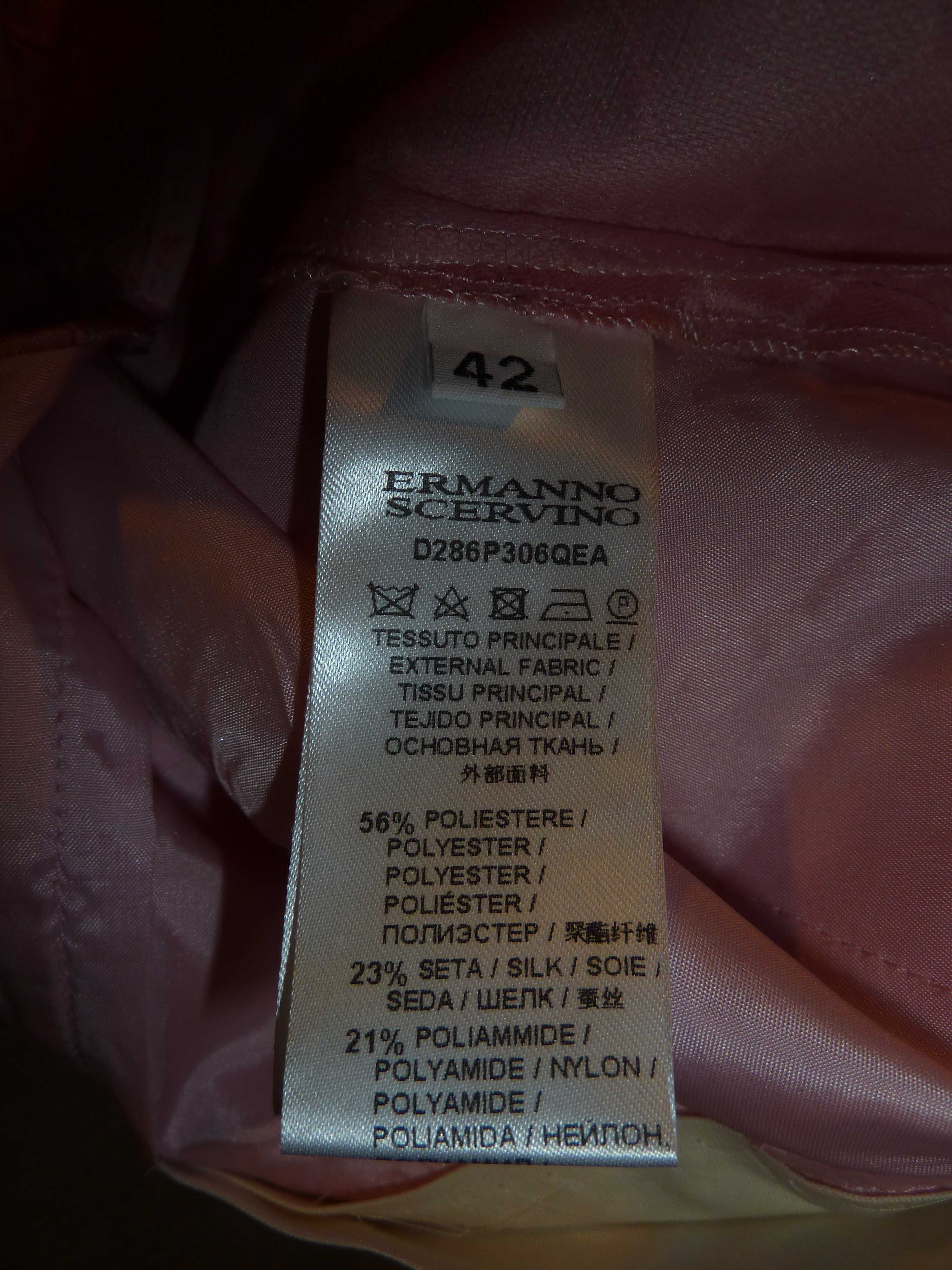 Calças novas mistura com seda Ermanno Scervino 42 IT / M