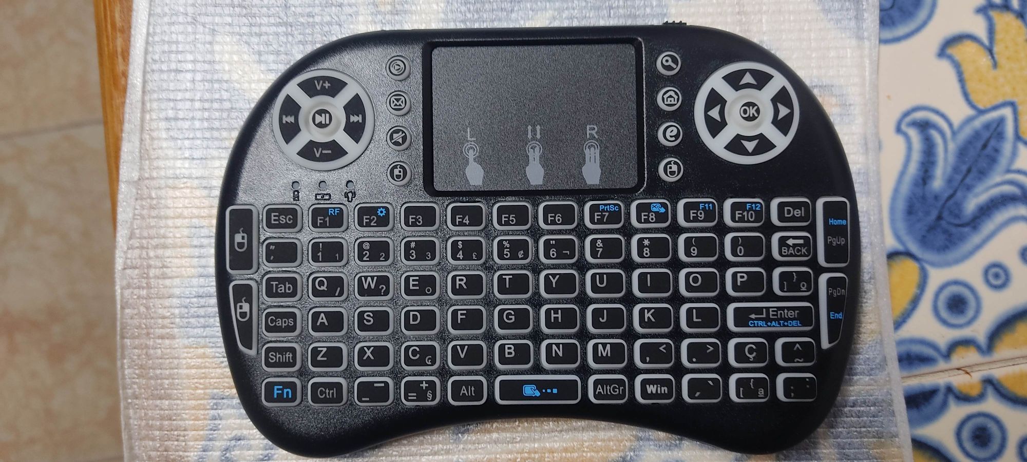 Air mouse com bateria