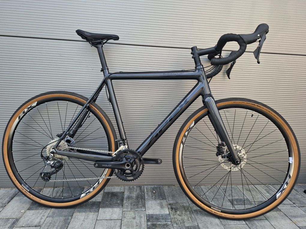 Rower gravel APEX Terrae pełny GRX tarcze karbon r. 58 L / XL