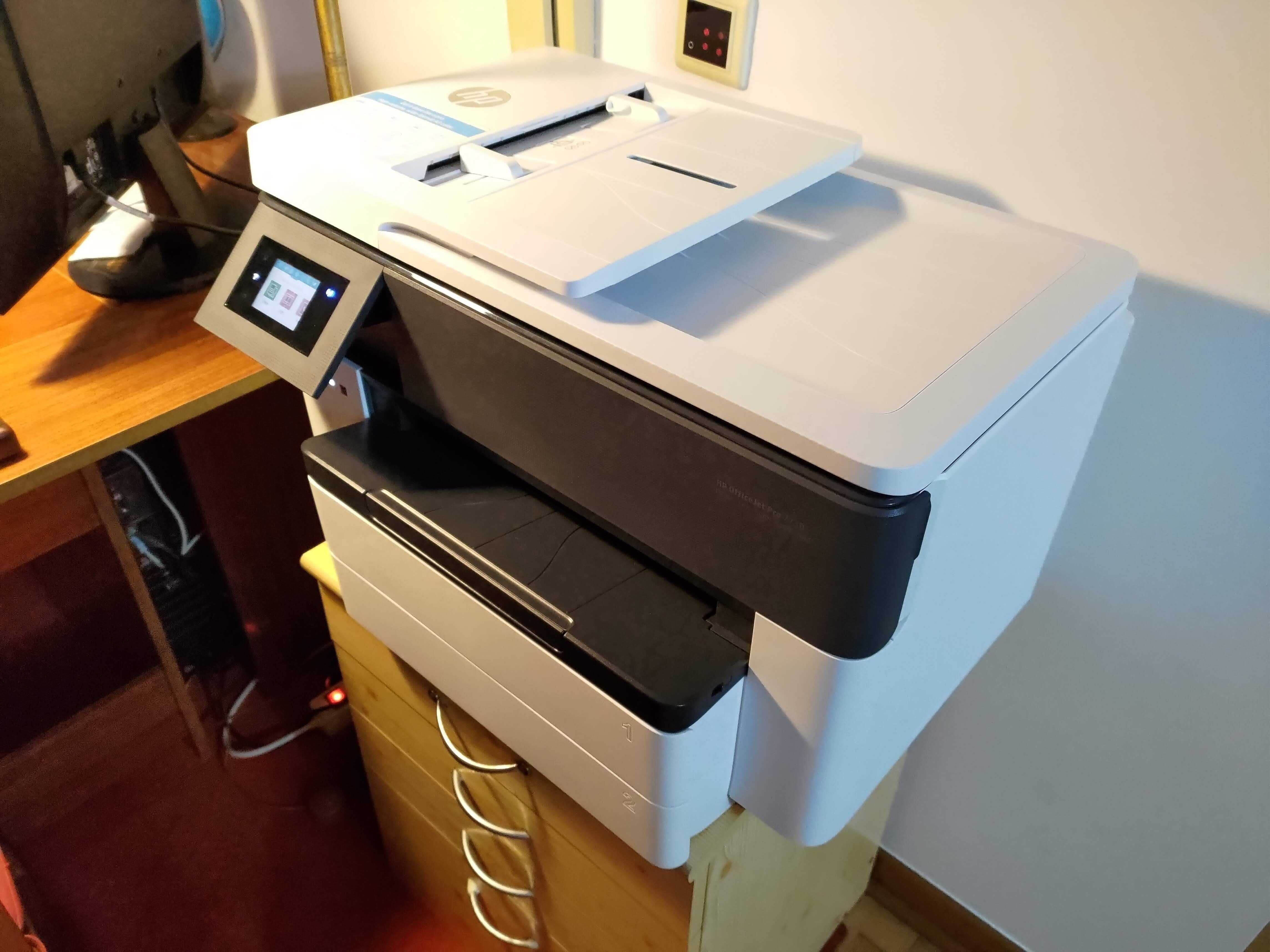 HP OfficeJet Pro 7730 Multifunções A3 (Como Nova, Com Tinteiros)