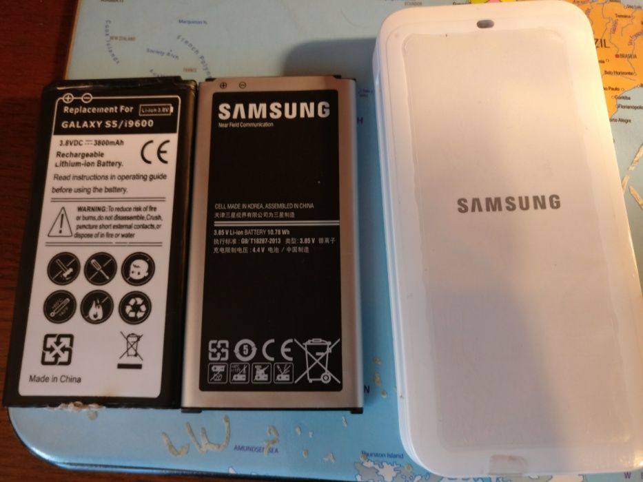 Bateria e Carregador externo Galaxy S5