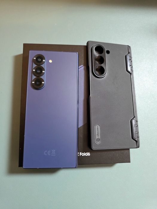 [Como novo! 6 Meses!] Samsung Galaxy Fold 6 512GB Azul Navy