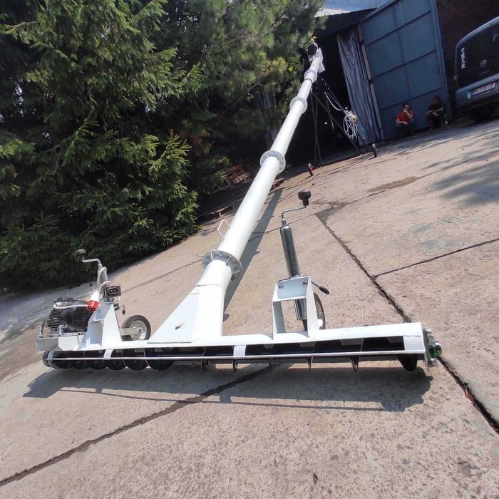 Шнековый погрузчик с подборщиком 159мм*8м. Транспортер. Конвейер. Шнек