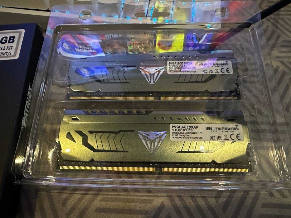 Модуль пам'яті PATRIOT Viper Steel DDR4 8GBx2 3200Mhz (PVS416G320C6K)