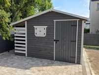 Domek narzędziowy 4x3 z drewutnią 4x.08m *PROMOCJA*