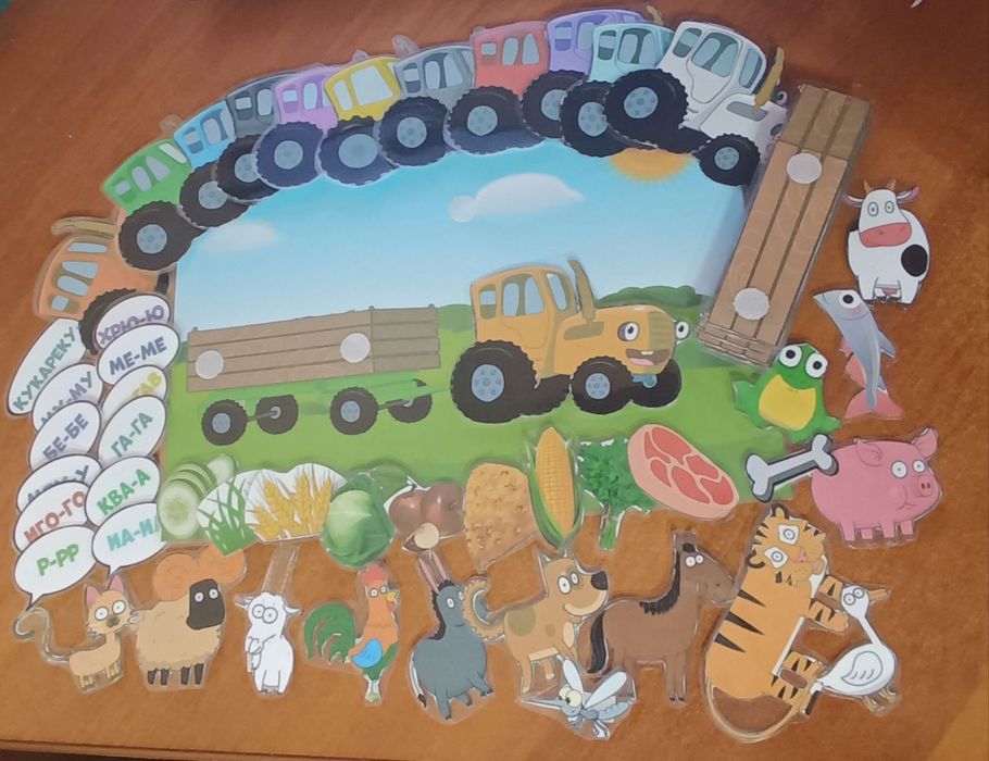 Гра Синій трактор, по мультику