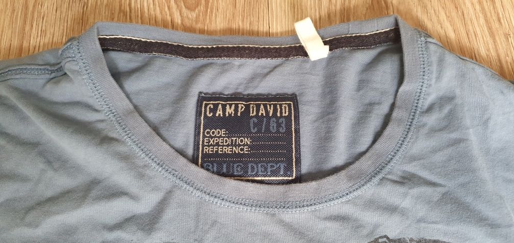 Koszulka CAMP DAVID z długim rękawem rozmiar L  stan bardzo dobry