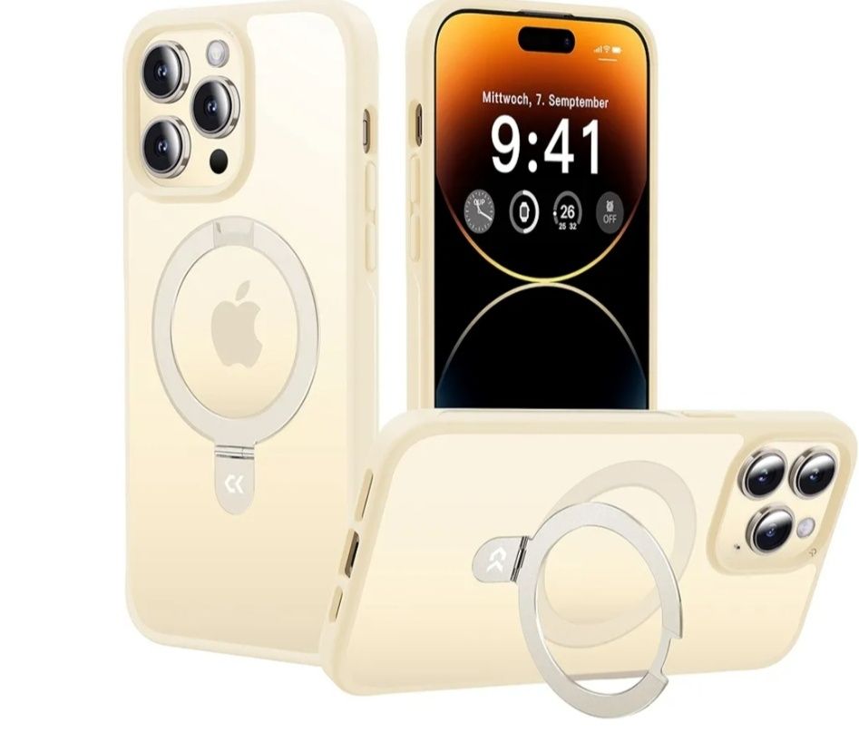 Etui iPhone 14 pro MagSafe podstawka ładowanie Magic stand
