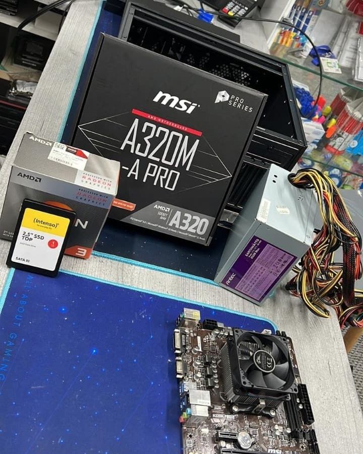 Игровой ПК AMD 3 2200g
