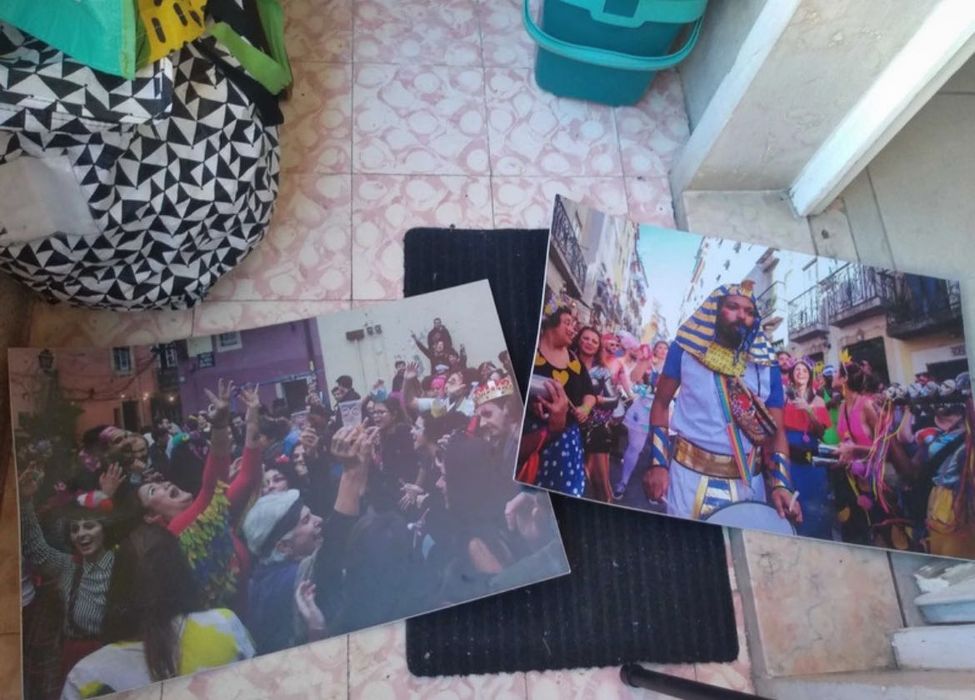 2 placas decorativas festas dos Santos de Lisboa