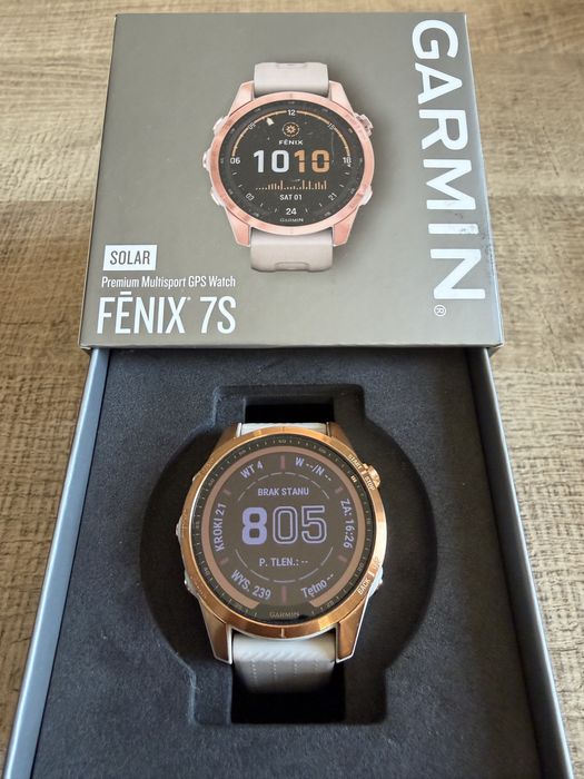 Zegarek Garmin Fenix 7s Solar OKAZJA !!!