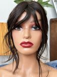 Topper wlosy naturalne ciemny braz