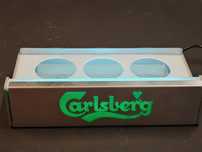 Prezentator, podświetlany stojak na kufle Carlsberg