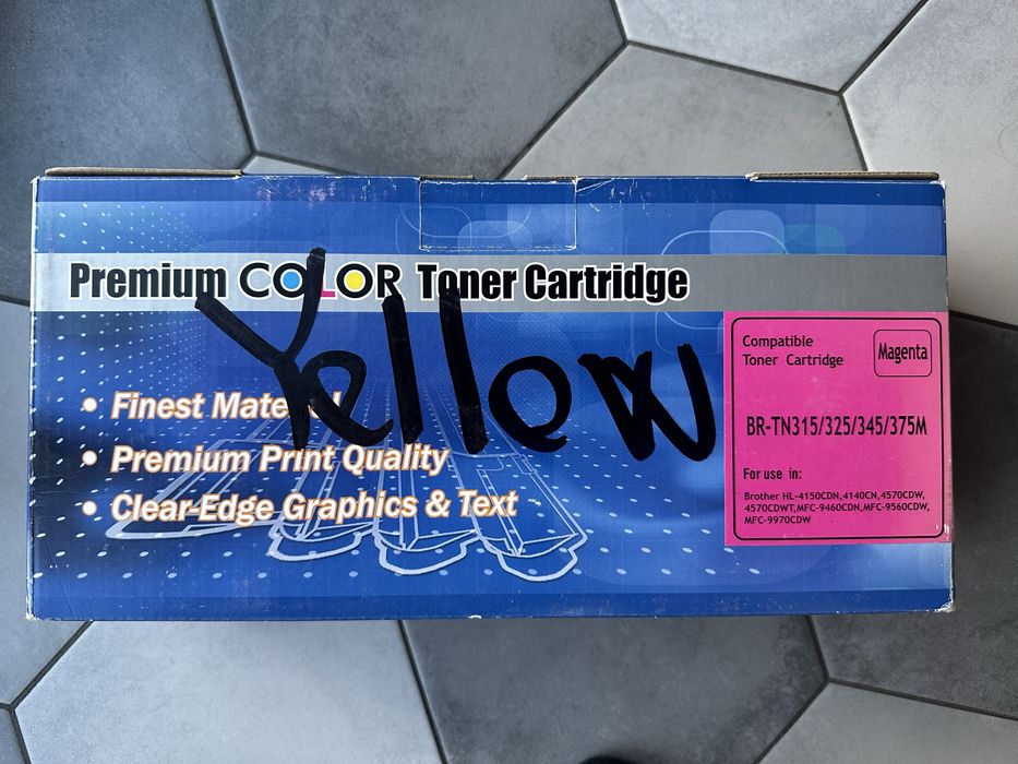 Картридж color toner magenta, жовтий (brother)