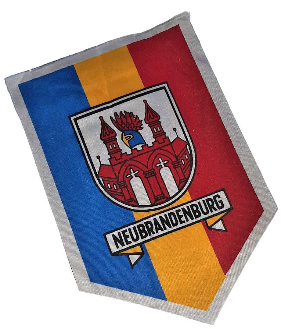 Proporczyk Neubrandenburg Miasto Czterech Bram herb Niemcy