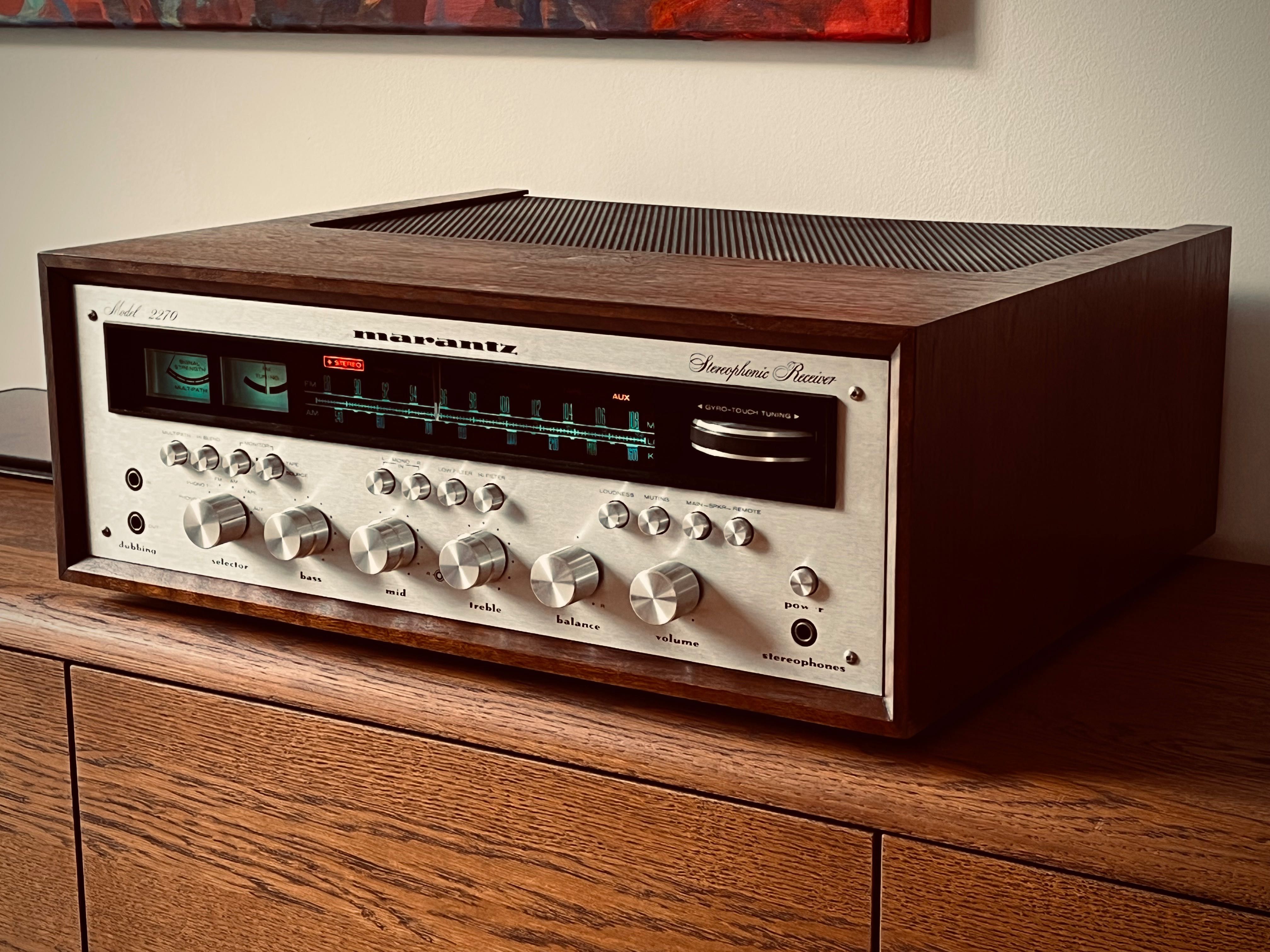 Amplituner Marantz 2270 Oryginał 1974r. "Lampowy" Tranzystor!