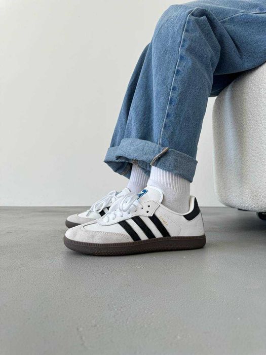 Кросівки Adidas Samba Og Triple Trouble White premium