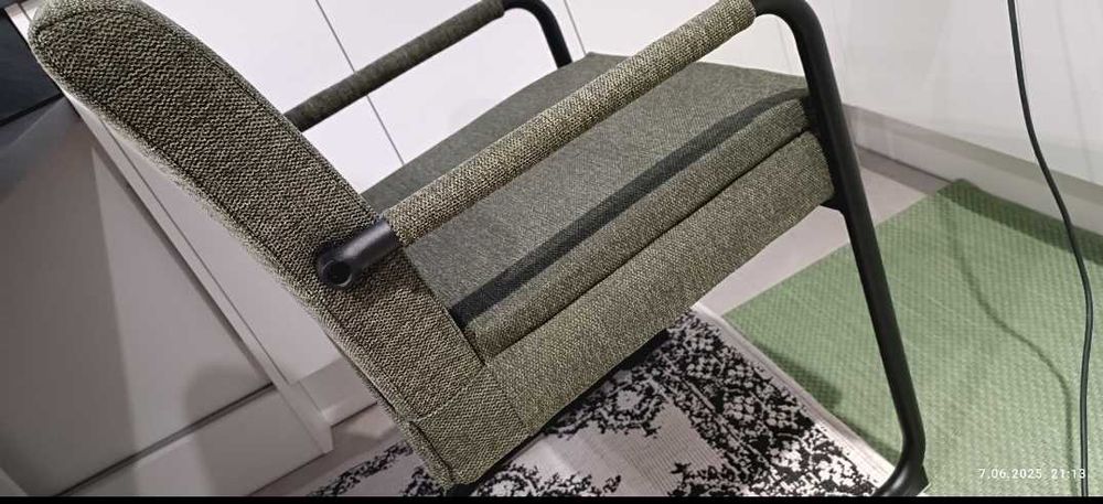 Krzesło ESPE oliwkowy/czarny (2 szt.)