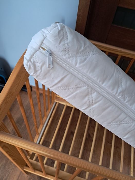 Łóżeczko dziecięce 60x120 z szufladą i półką, materac gratis