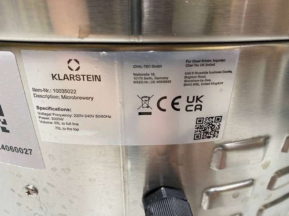 Міні пивоварня / мини пивоварка Klarstein 65л з Німеччини
