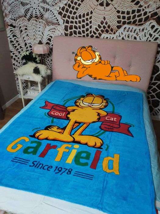 Mięciutki cieplutki koc Garfield 130 x 160 cm