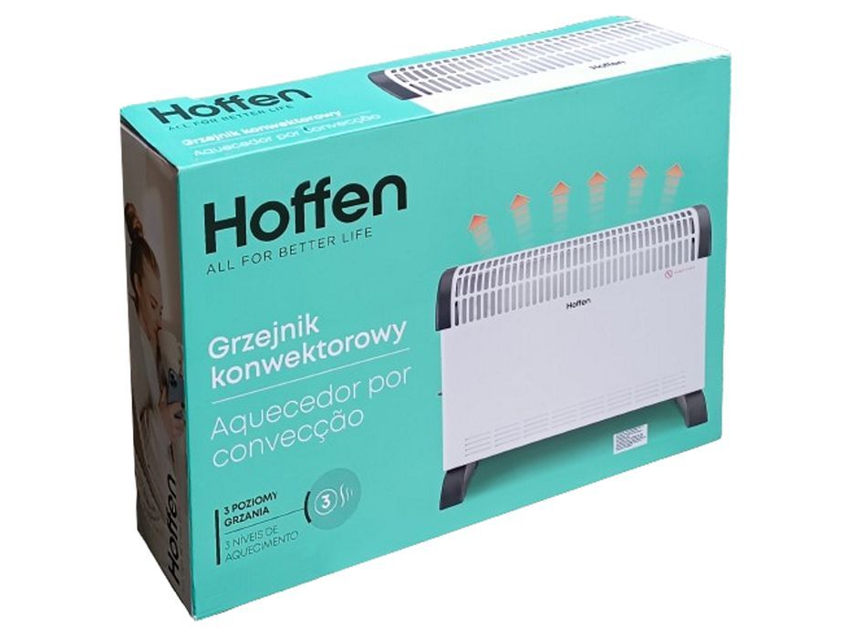 Grzejnik konwektorowy Hoffen 2000W - Biały