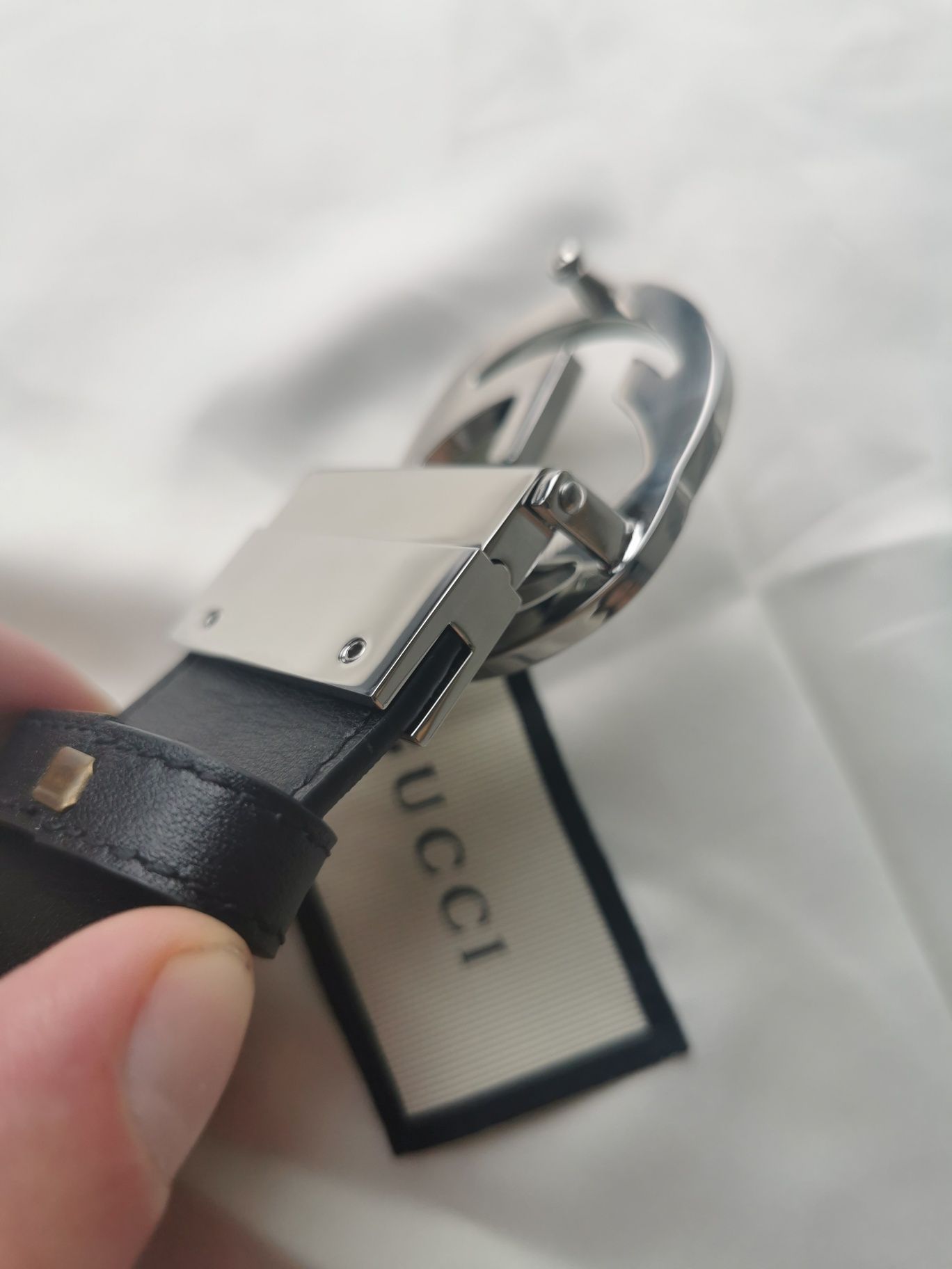 Gucci Pasek GG reversible Supreme belt