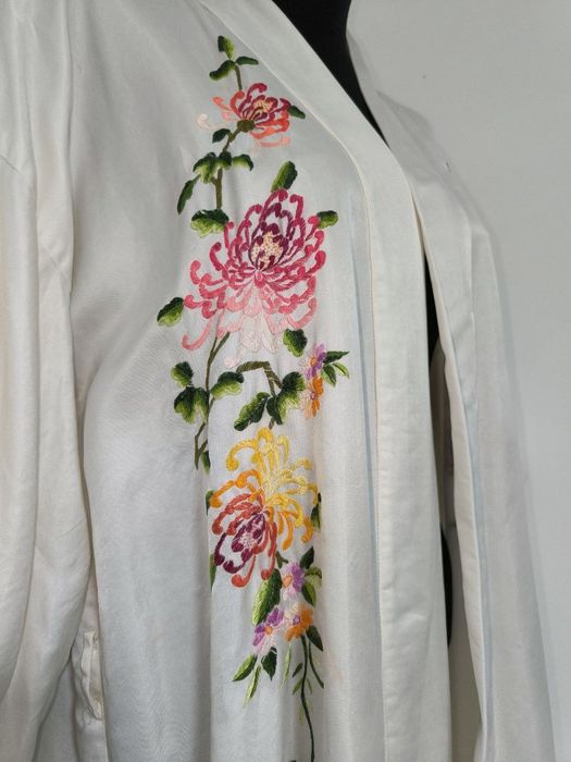 Кимоно Китай китайское халат натуральный шелк Япония японское