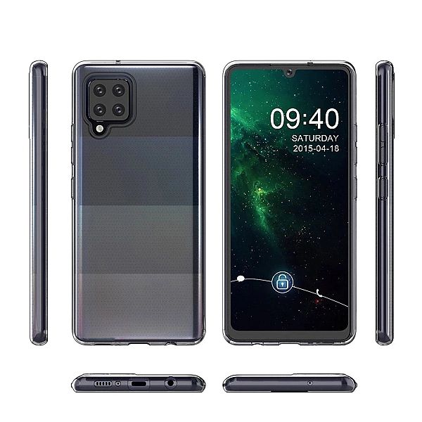 Żelowy pokrowiec etui Ultra Clear 0.5mm Samsung Galaxy A12 / Galaxy M1