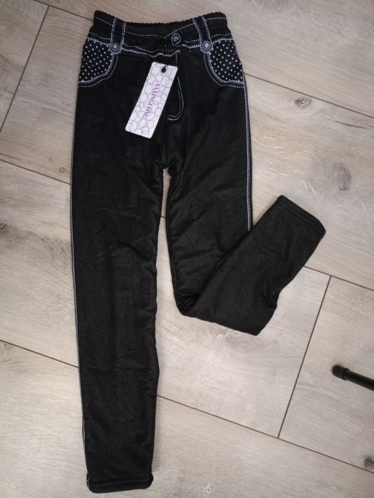 Ciepłe leginsy dla dziewczynki