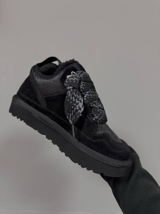 + Додаткові шнурки ‼️ Зимові снікерси UGG LOWMEL SNEAKERS BLACK