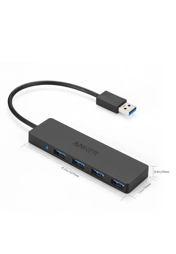 USB-hub Anker 4-Port Ultra-Slim USB 3.0.