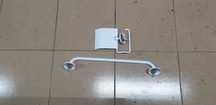 Suporte para toalhas e suporte para papel higiénico - Usado, barato.