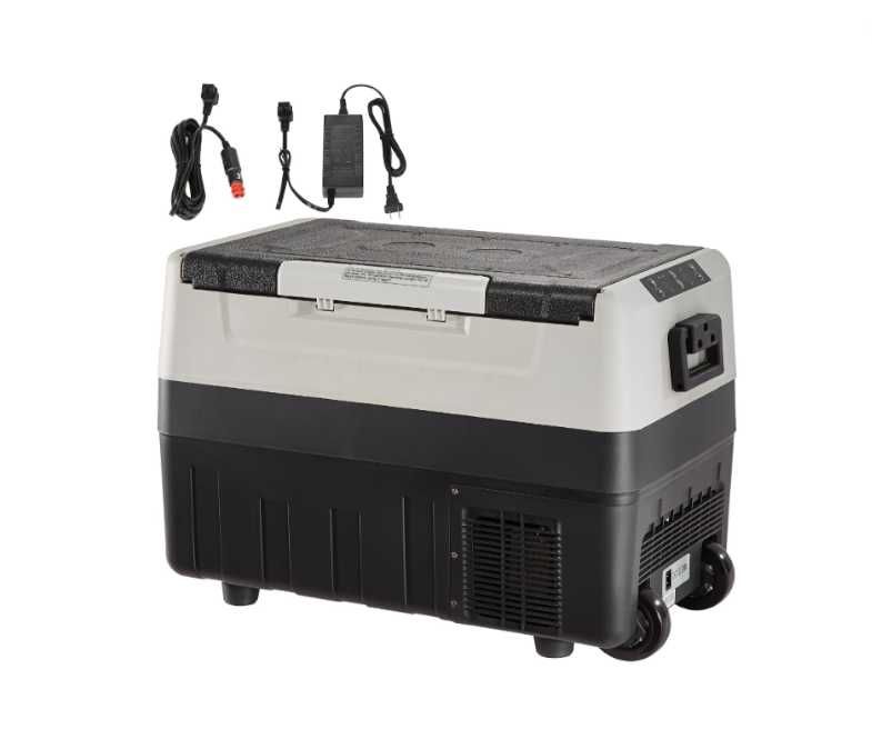 Lodówka Samochodowa Lodówka Kempingowa 35L -Podwójna Strefa 2w1