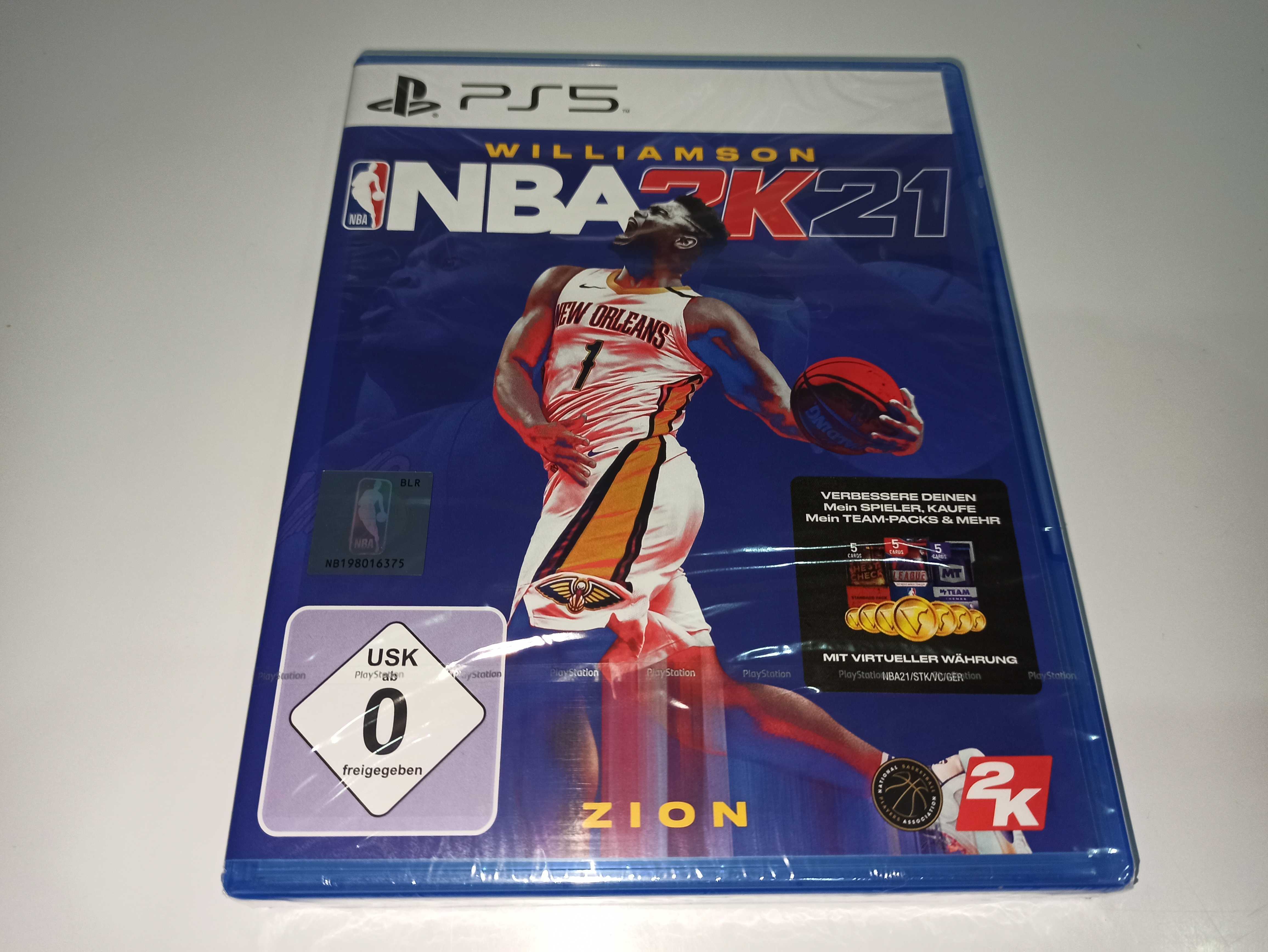 ps5 NBA 2K21 Koszykówka 1-4 graczy nowa! Folia