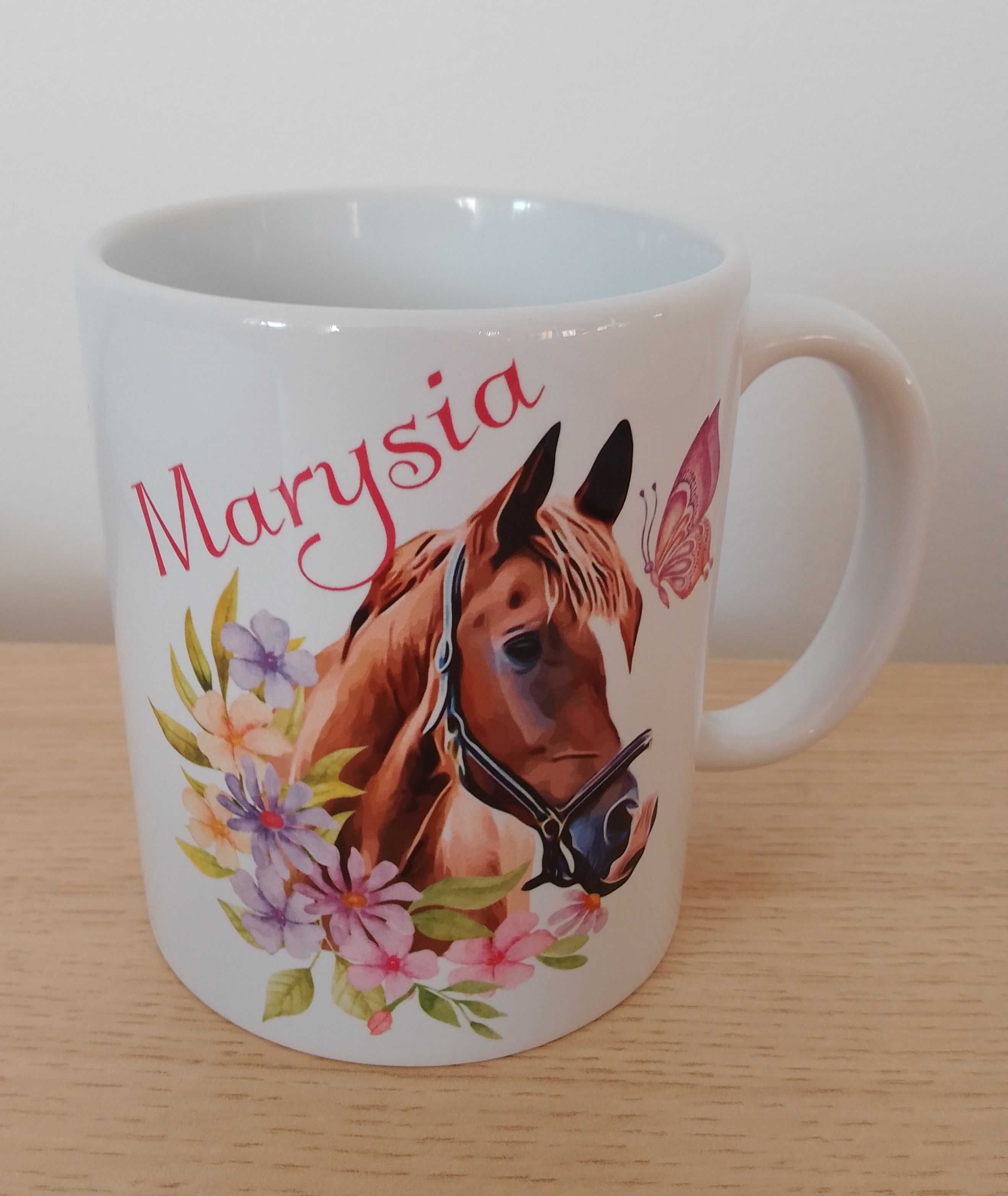 kubek Marysia i koń / dla Marysi z koniem