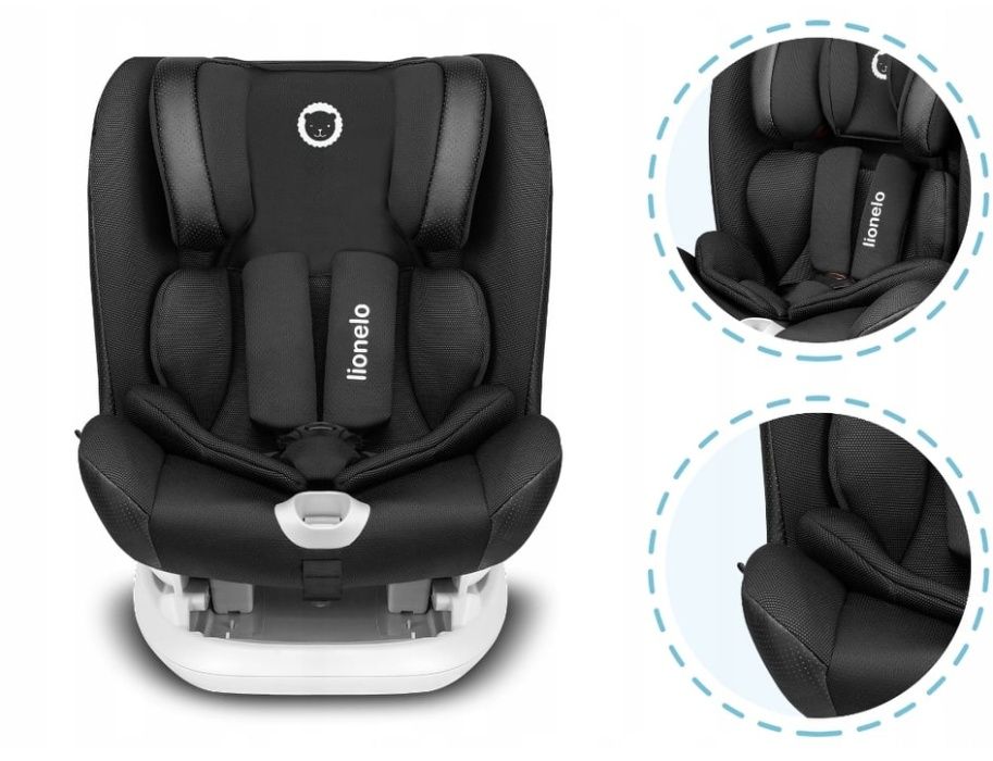 NOWY Fotelik Samochodowy LIONELO OLIVER ISOFIX 9-36 kg