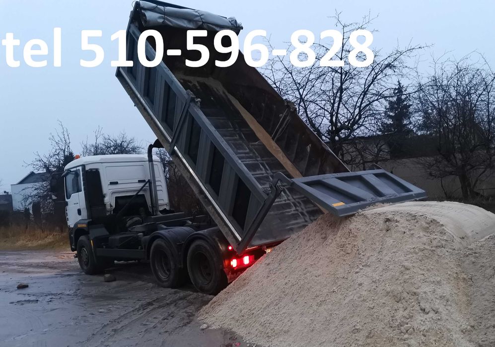 Piasek, żwir , piasek siany , ziemia ogrodowa - Łódź i okolice