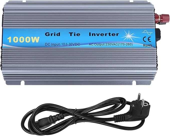 Falownik 1000 W do Mikro sieci Słonecznej DC10,8–32 V Wejście 230 V